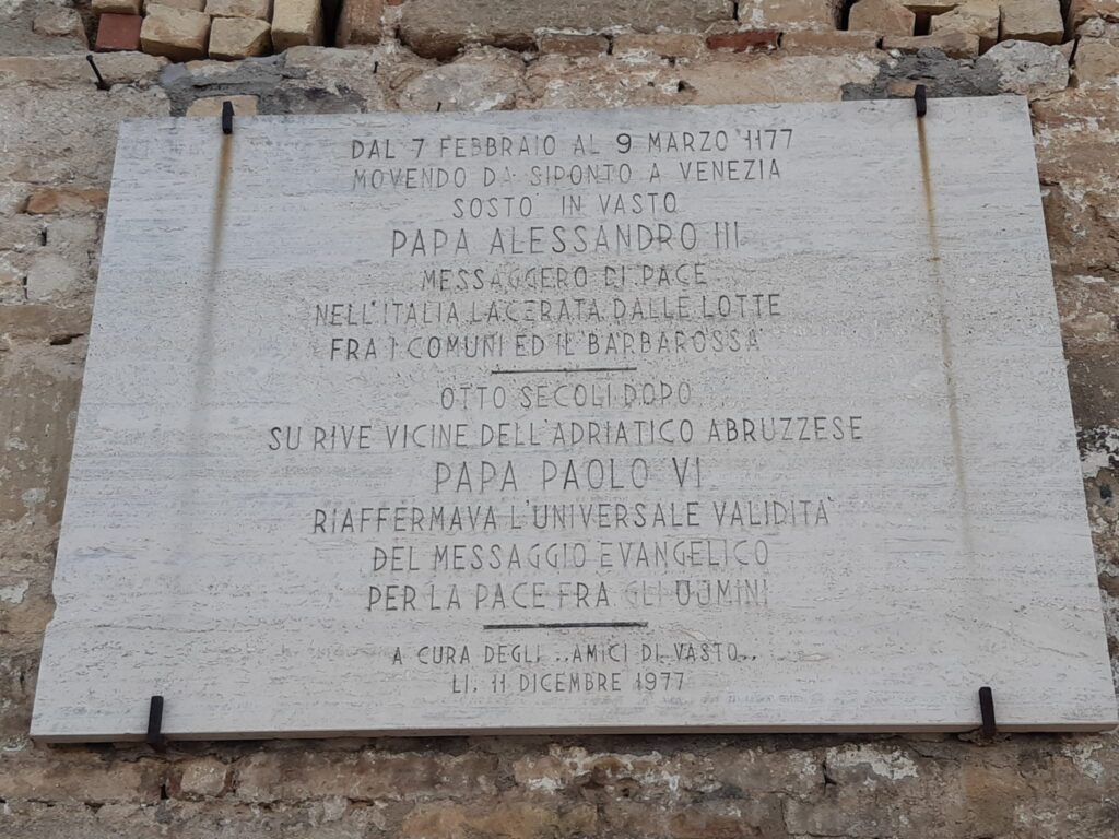 Iscrizione Giubileo Vastesi Resti Chiesa San Pietro